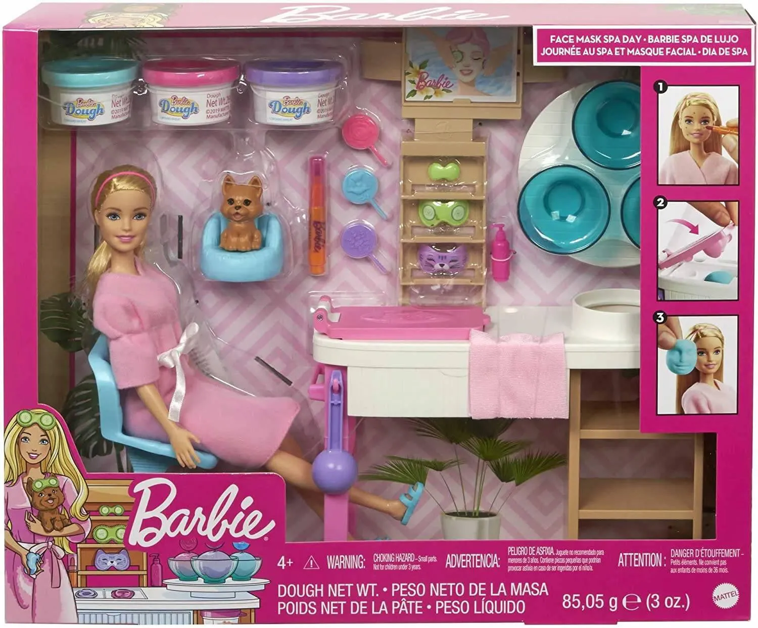 Barbie Spa Day Face Mask Playset GJR84