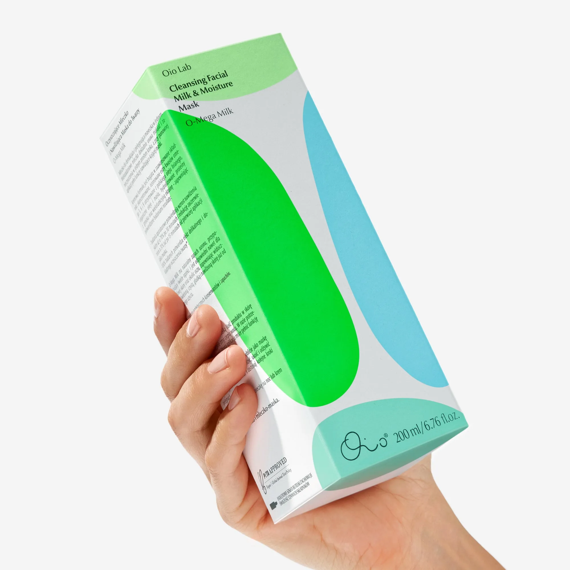 Oio Lab O-Mega Milk - Cleansing Facial Milk & Moisture Mask