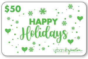 Urban Hydration "Happy Holidays" $50 Gift Card
